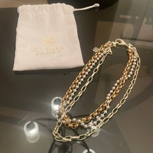 Kendra Scott Tri-Tone Necklace